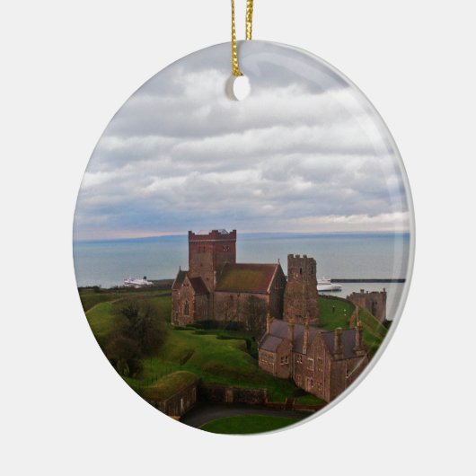 Dover Castle Keramisch Ornament (Links)