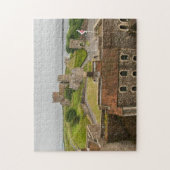 Dover Castle Uitzicht Kent England Afbeelding Jigz Legpuzzel (Verticaal)