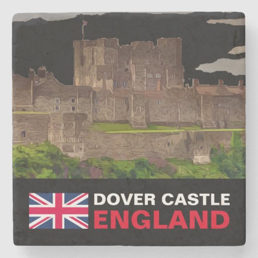 DOVER CASTLE, WALES STENEN ONDERZETTER (Voorkant)