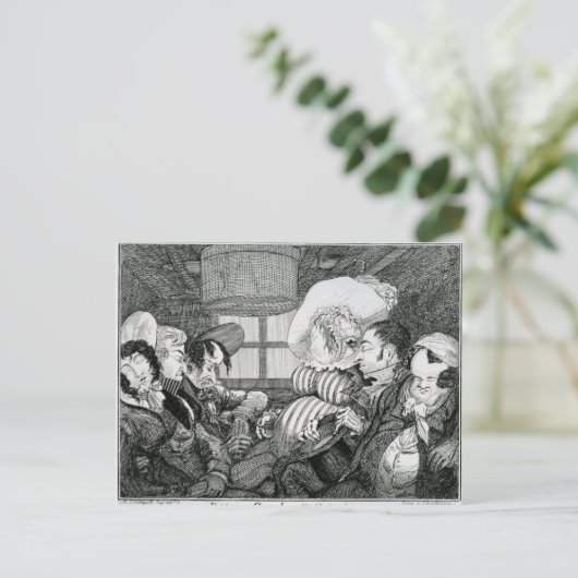 Dover Coach, 5 uur 's ochtends Briefkaart (Staand voorkant)