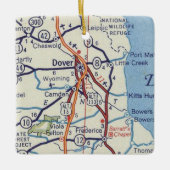 Dover DE  Map Keramisch Ornament (Voorkant)