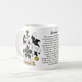 Dover, de oorsprong, de betekenis en de rest koffiemok (Voorkant links)