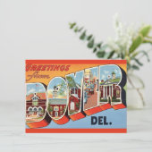 Dover Delaware Ansichtkaart verhuisbericht (Staand voorkant)
