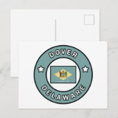 Dover Delaware Briefkaart (Voorkant / Achterkant)