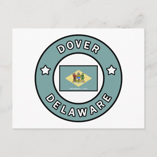 Dover Delaware Briefkaart (Voorkant)
