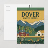 Dover, Delaware Delaware Briefkaart (Voorkant / Achterkant)