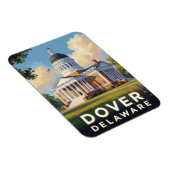 Dover Delaware First State Reizen Magneet (Rechterzijde)