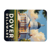 Dover Delaware First State Reizen Magneet (Horizontaal)