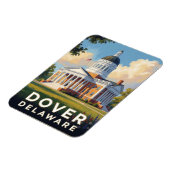 Dover Delaware First State Reizen Magneet (Linkerzijde)