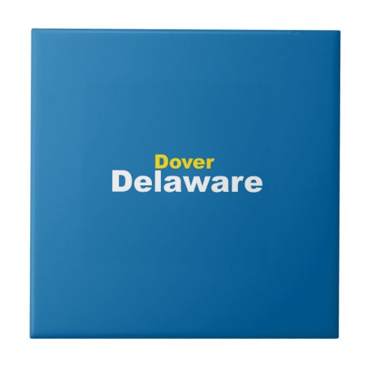 Dover, Delaware keramische tegel Tegeltje (Voorkant)