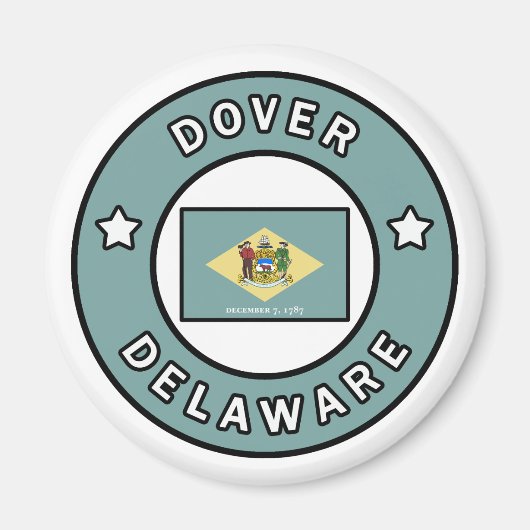 Dover Delaware Magneet (Voorkant)