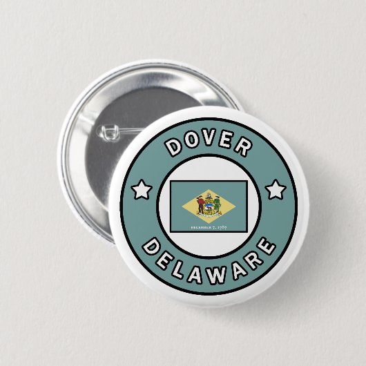 Dover Delaware Ronde Button 5,7 Cm (Voorkant /achterkant)