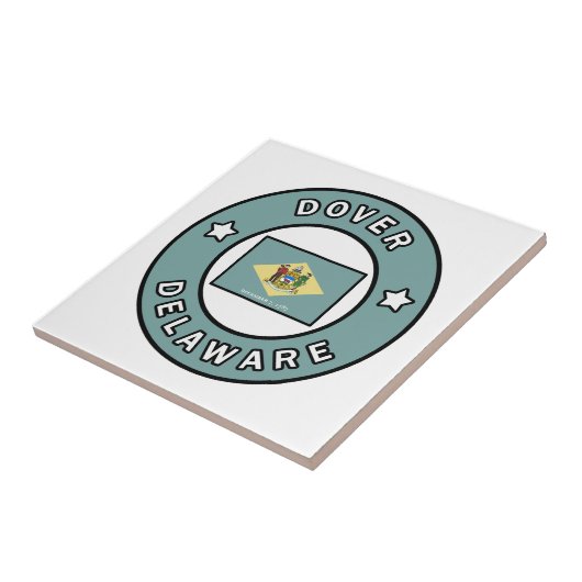 Dover Delaware Tegeltje (Zijkant)
