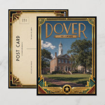 Dover Delaware Vintage Art Deco Gouden Tijdperk