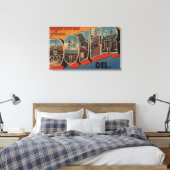 Dover, DelawareLarge Letter ScenesDover, DE Canvas Afdruk (Insitu (Slaapkamer))