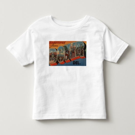 Dover, DelawareLarge Letter ScenesDover, DE Kinder Shirts (Voorkant)