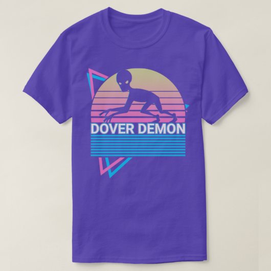 Dover Demon Cryptid Cryptozoology Retro T-shirt (Design voorkant)