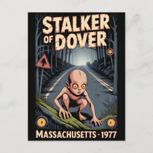 Dover Demon Cryptid Massachusetts 1977 Horror Kuns Briefkaart