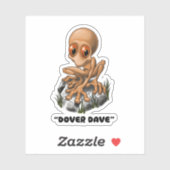 Dover Demon "Dover Dave" Cryptid sticker (Vel)
