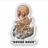 Dover Demon "Dover Dave" Cryptid sticker (Voorkant)