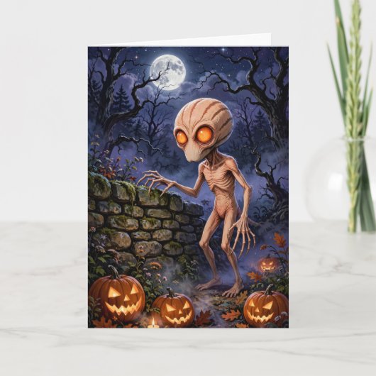 Dover Demon Halloween Kaart (Voorkant)