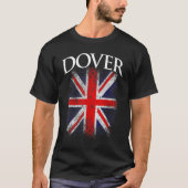 Dover England British Flag Funny T-shirt (Voorkant)