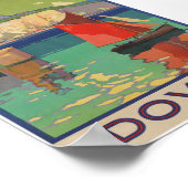 Dover England Vintage Travel Poster (Hoek)