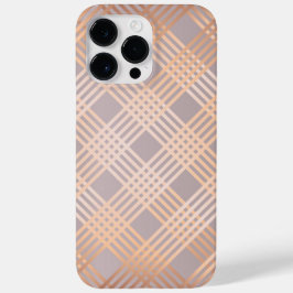 Dover Grijze en Metallic Peach Case-Mate iPhone 14 Pro Max Hoesje