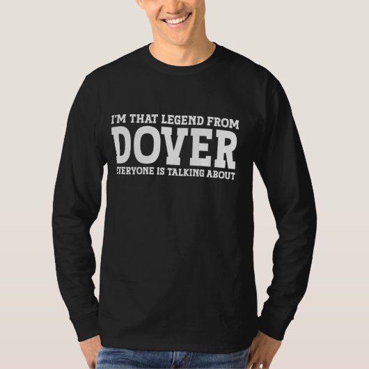 Dover Hometown OH Ohio Home Roots Funny City Dover T-shirt (Voorkant)