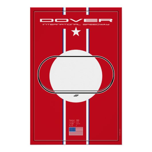 Dover International Speedway Perfect Poster (Voorkant)
