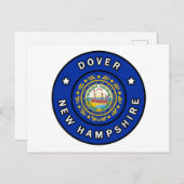 Dover New Hampshire Briefkaart (Voorkant / Achterkant)