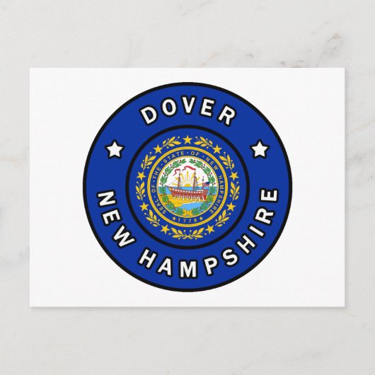 Dover New Hampshire Briefkaart (Voorkant)