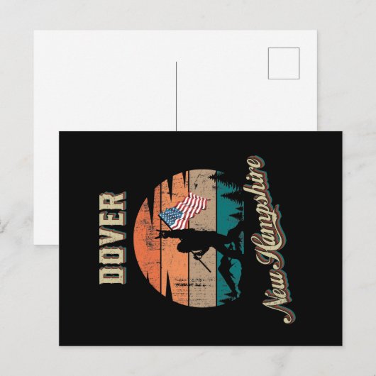 Dover New Hampshire Briefkaart (Voorkant / Achterkant)
