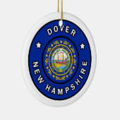 Dover New Hampshire Keramisch Ornament (Rechts)