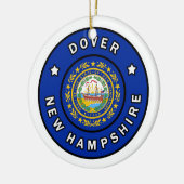 Dover New Hampshire Keramisch Ornament (Links)