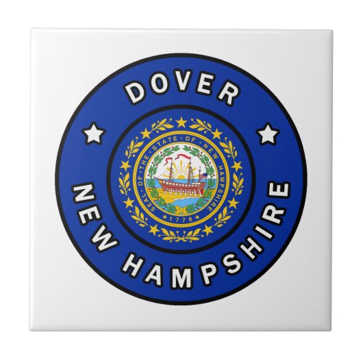 Dover New Hampshire Tegeltje (Voorkant)