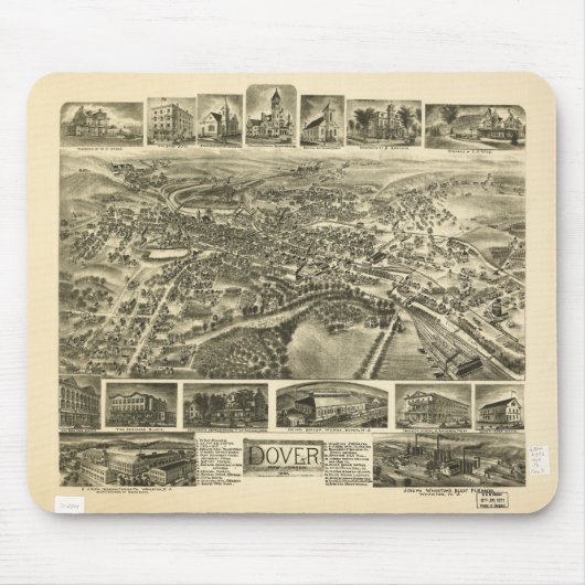 Dover New Jersey (1903) Muismat (Voorkant)