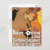 Dover-Ostend-lijn Briefkaart (Voorkant / Achterkant)