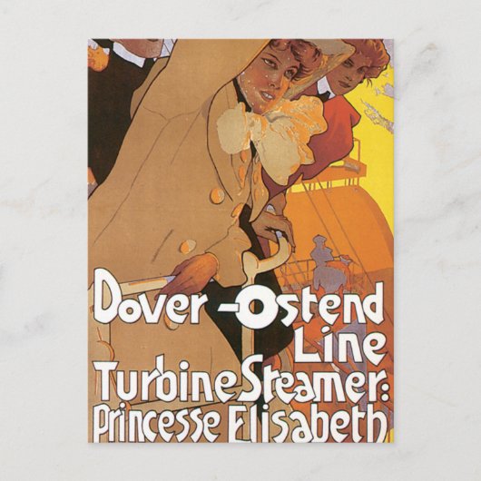 Dover-Ostend-lijn Briefkaart (Voorkant)