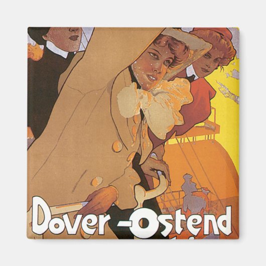 Dover-Ostend-lijn Magneet (Voorkant)