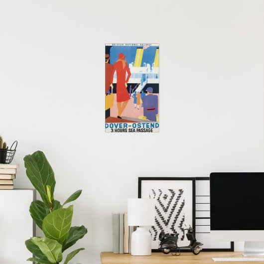 Dover Ostend Poster (Thuiskantoor)