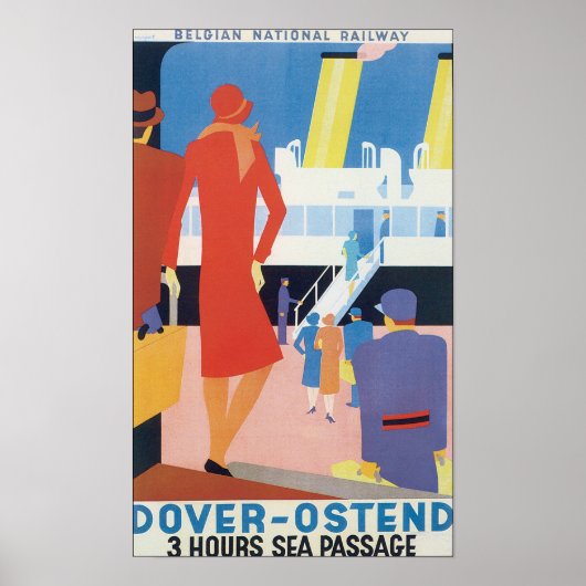 Dover Ostend Poster (Voorkant)