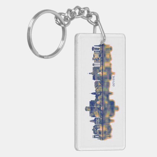 Dover Skyline Sleutelhanger (Voorkant Links)