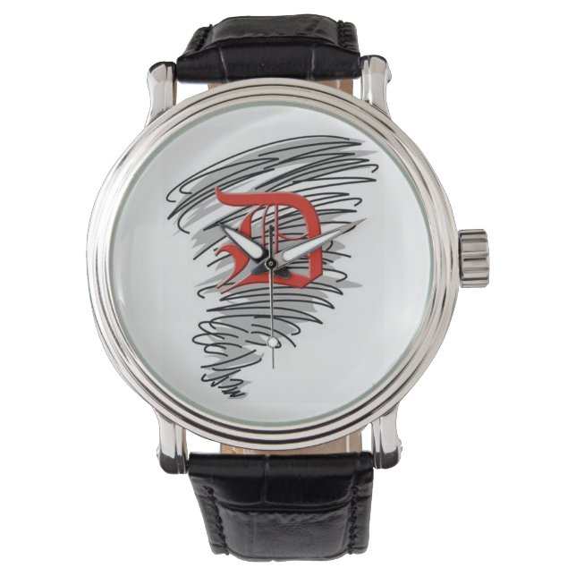 Dover Tornado Watch Horloge (Voorkant)
