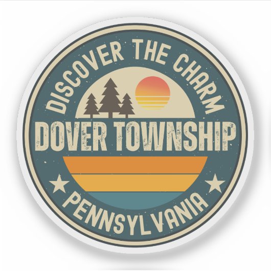 Dover Township, Pennsylvania Sticker (Voorkant)
