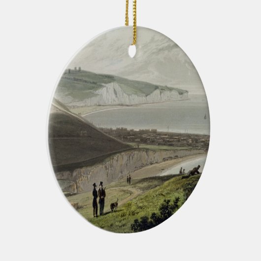 Dover, van Shakespeare's Cliff uit 'A Voyage Ar Keramisch Ornament (Rechts)