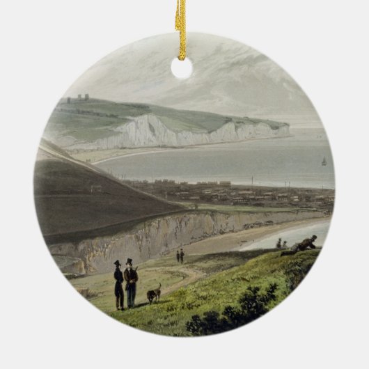 Dover, van Shakespeare's Cliff uit 'A Voyage Ar Keramisch Ornament (Achterkant)