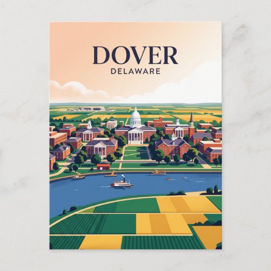 Dover Verenigde Staten Briefkaart (Voorkant)