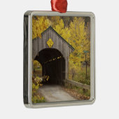 Doverbrug, Vermont, Verenigde Staten 2 Metalen Ornament (Rechts)