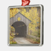 Doverbrug, Vermont, Verenigde Staten 2 Metalen Ornament (Links)